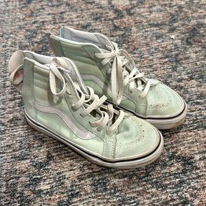 Vans high top girls shoes 13